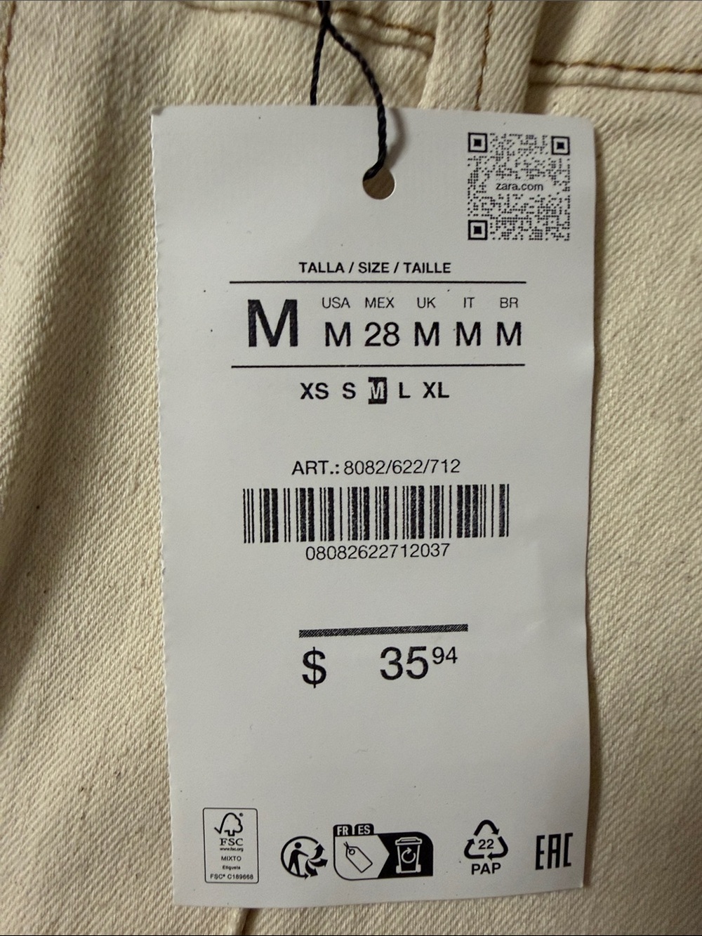 Pants Subcategory Selection